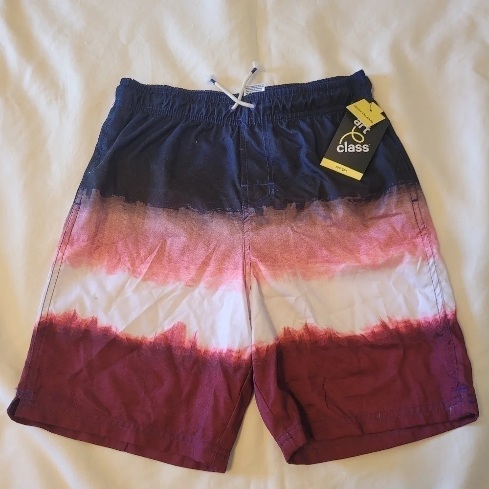 Nwt Boys' Colorblock Swim Shorts - Art Class